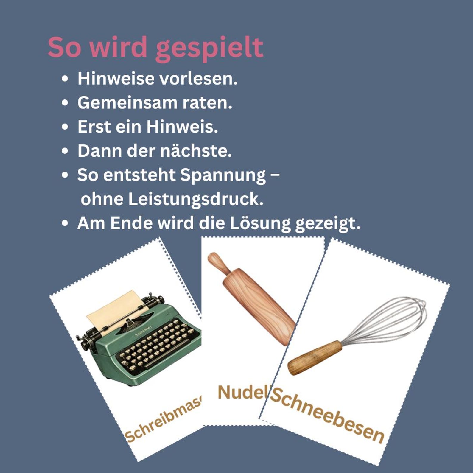 Was bin ich? – Gegenstände-Ratespiel mit 72 Karten – Bild 3