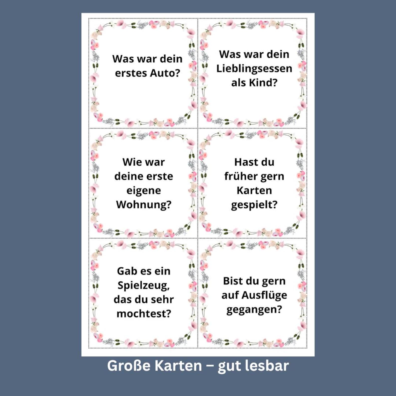 Komm ins Gespräch – 72 Gesprächskarten – Bild 4