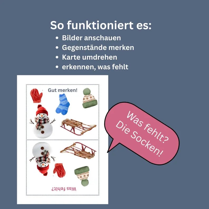 Was fehlt? – Gedächtnistraining mit Alltagsbildern – Bild 7