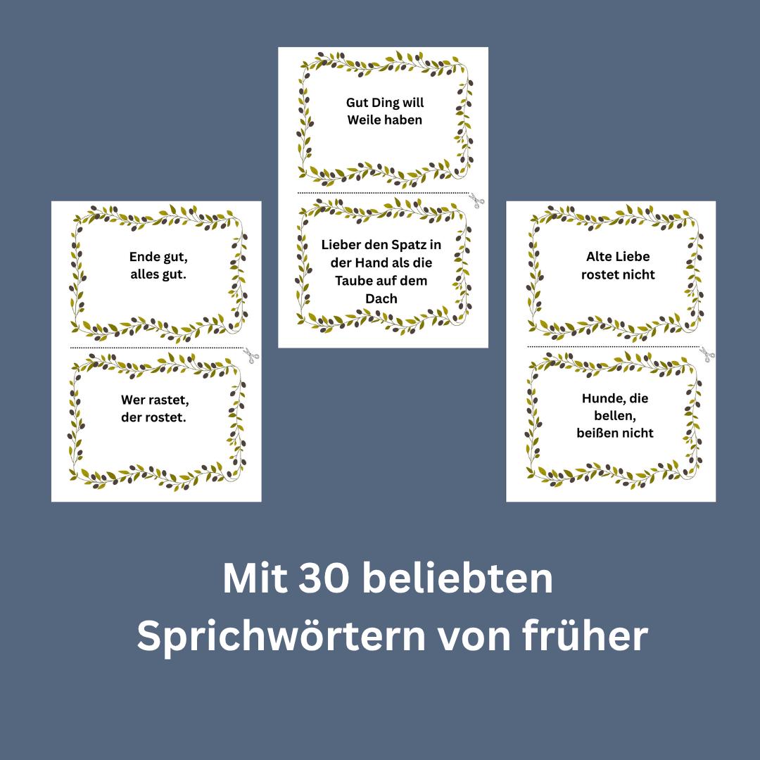 Redewendungskarten – 30 Karten – Bild 2