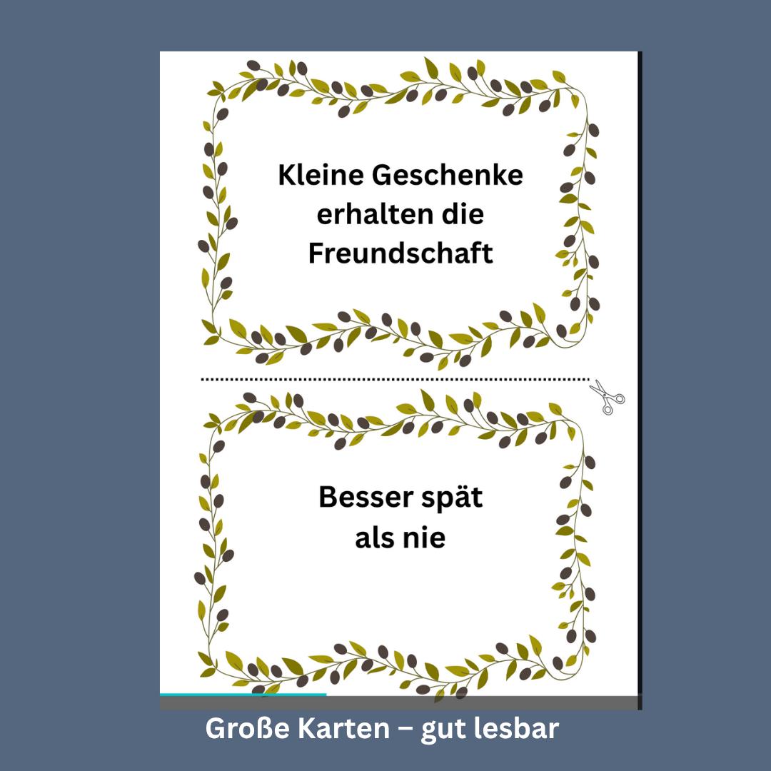 Redewendungskarten – 30 Karten – Bild 4