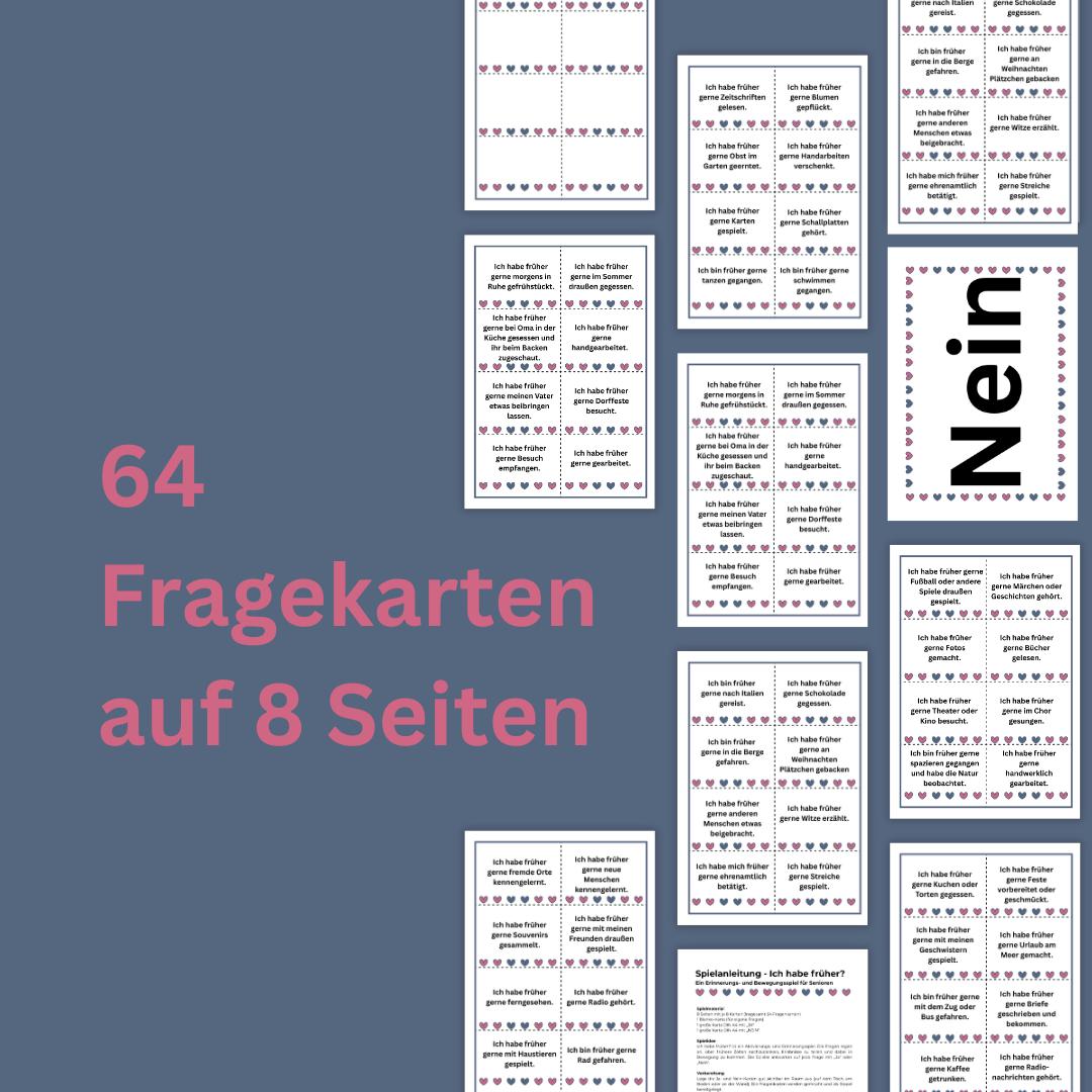 Ich habe früher – Erinnerungs- und Aktivierungsspiel – Bild 2