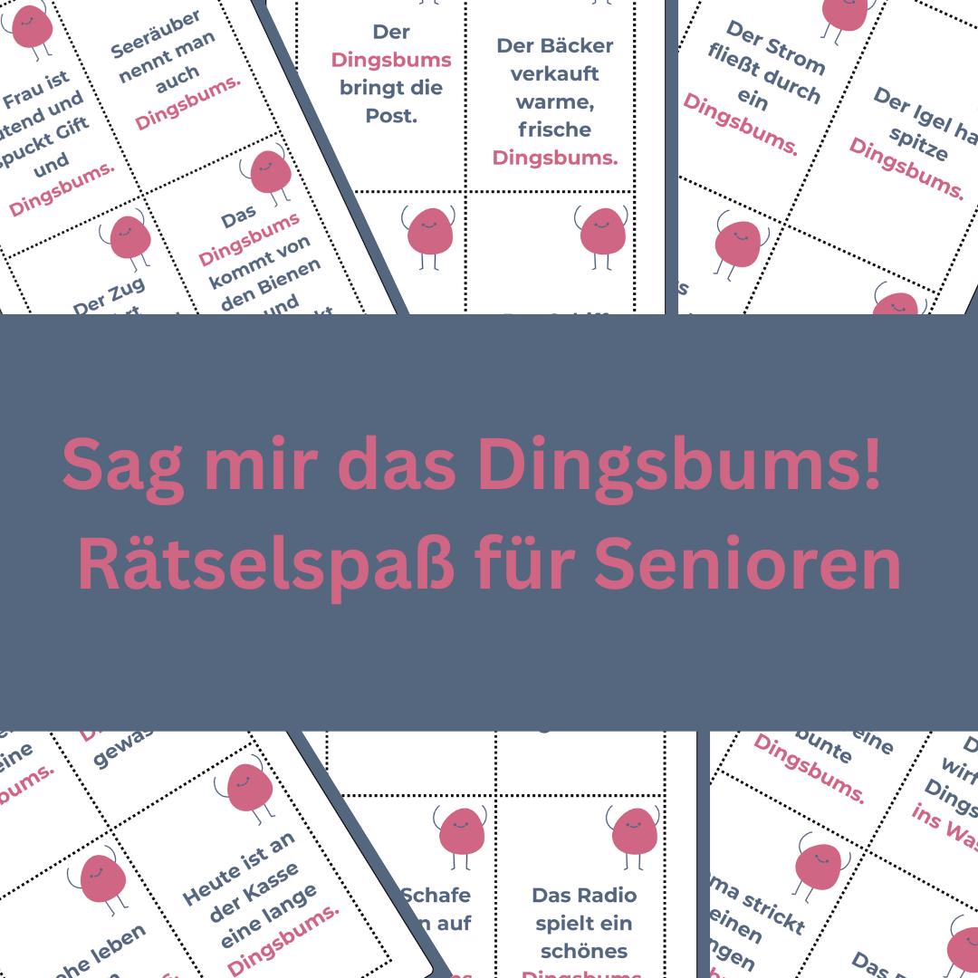 Sag mir das Dingsbums! – Rätselspiel
