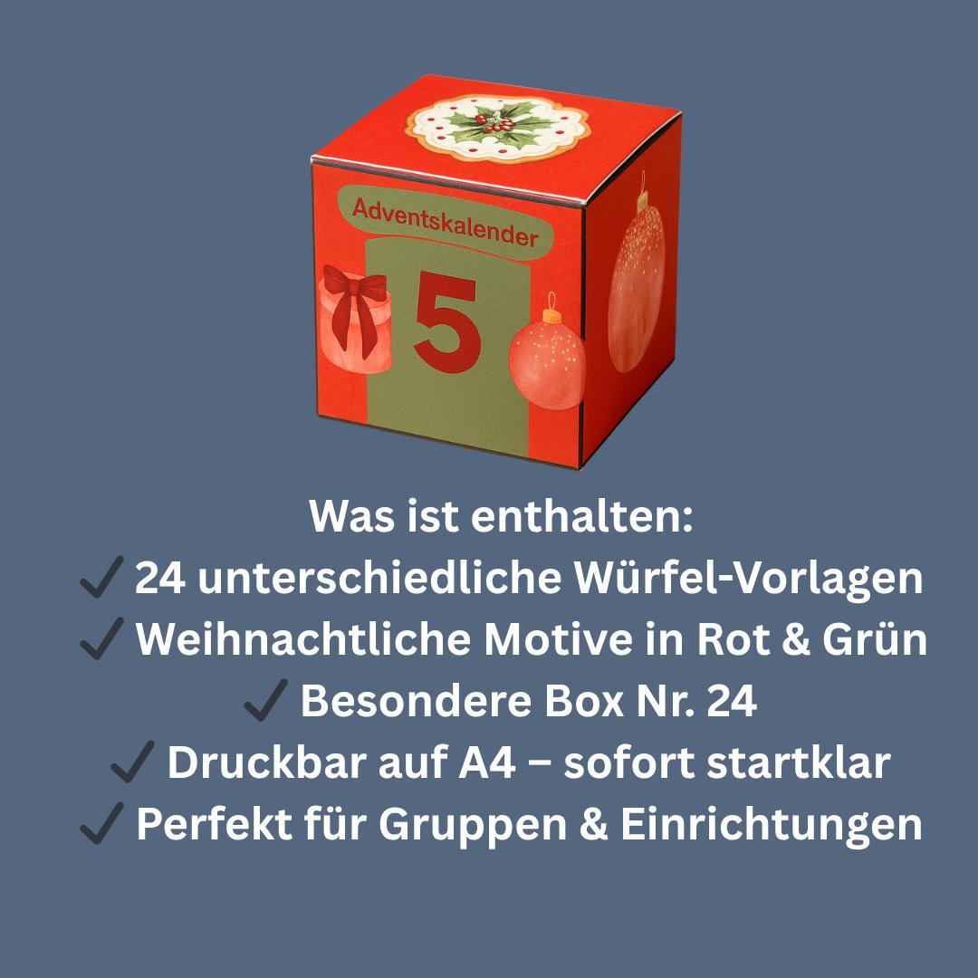 Adventskalender – 24 Faltboxen – Bild 2