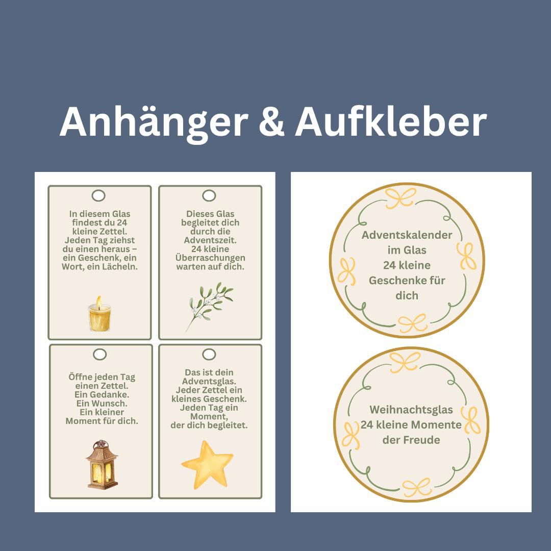 Adventskalender im Glas – 24 Geschenk-Botschaften – Bild 5