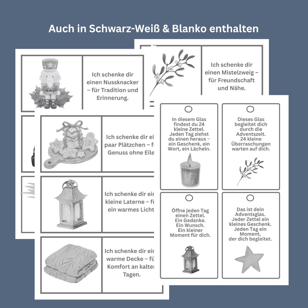 Adventskalender im Glas – 24 Geschenk-Botschaften – Bild 4