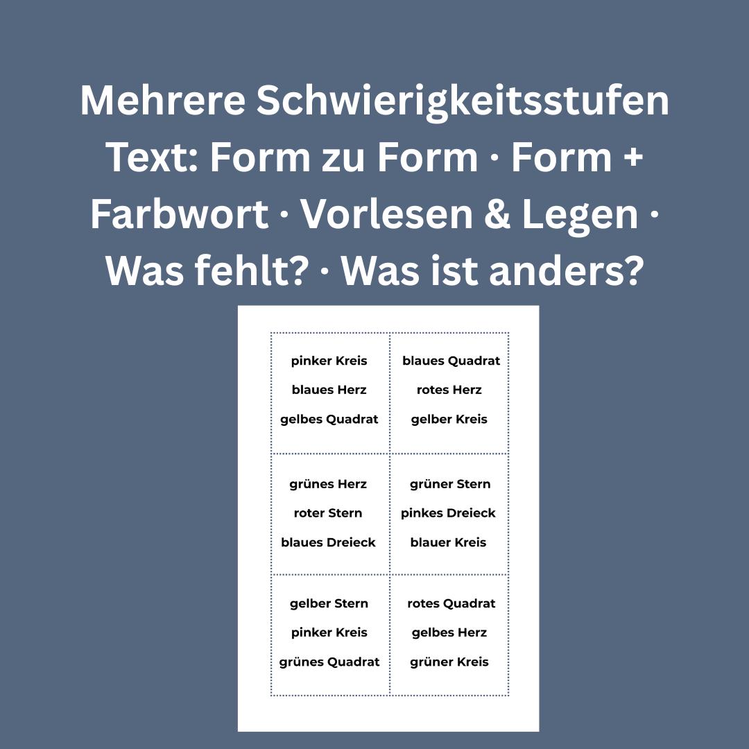 Bunt und passend – Formen und Farben zuordnen – Bild 4