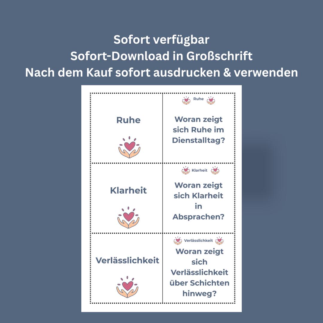 Wertekarten für Teams in der Pflege – Bild 6