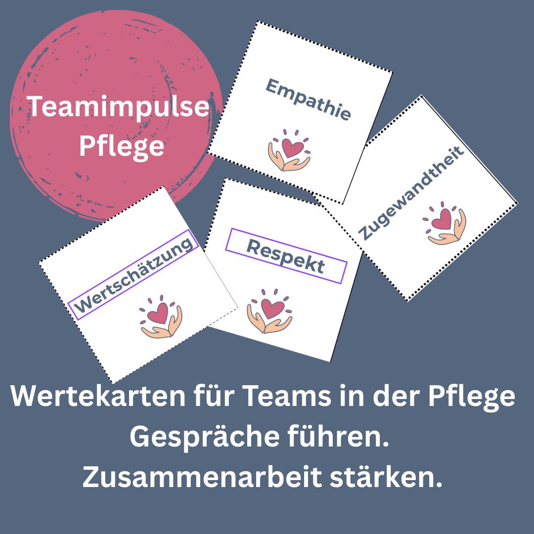Wertekarten für Teams in der Pflege
