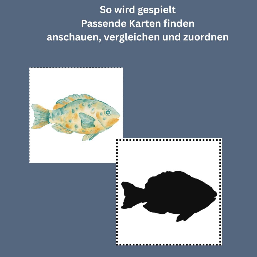 Schattentiere – Zuordnungs- und Memoryspiel – Bild 6