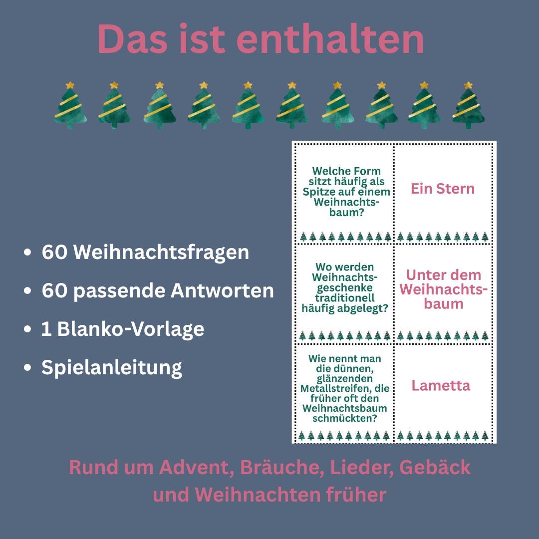 Weihnachtsquiz – 60 Fragen und Antworten – Bild 2