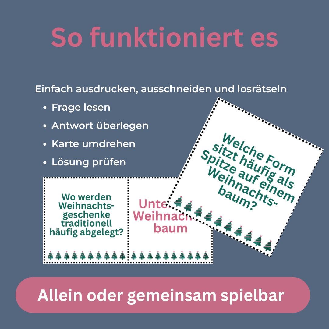 Weihnachtsquiz – 60 Fragen und Antworten – Bild 3