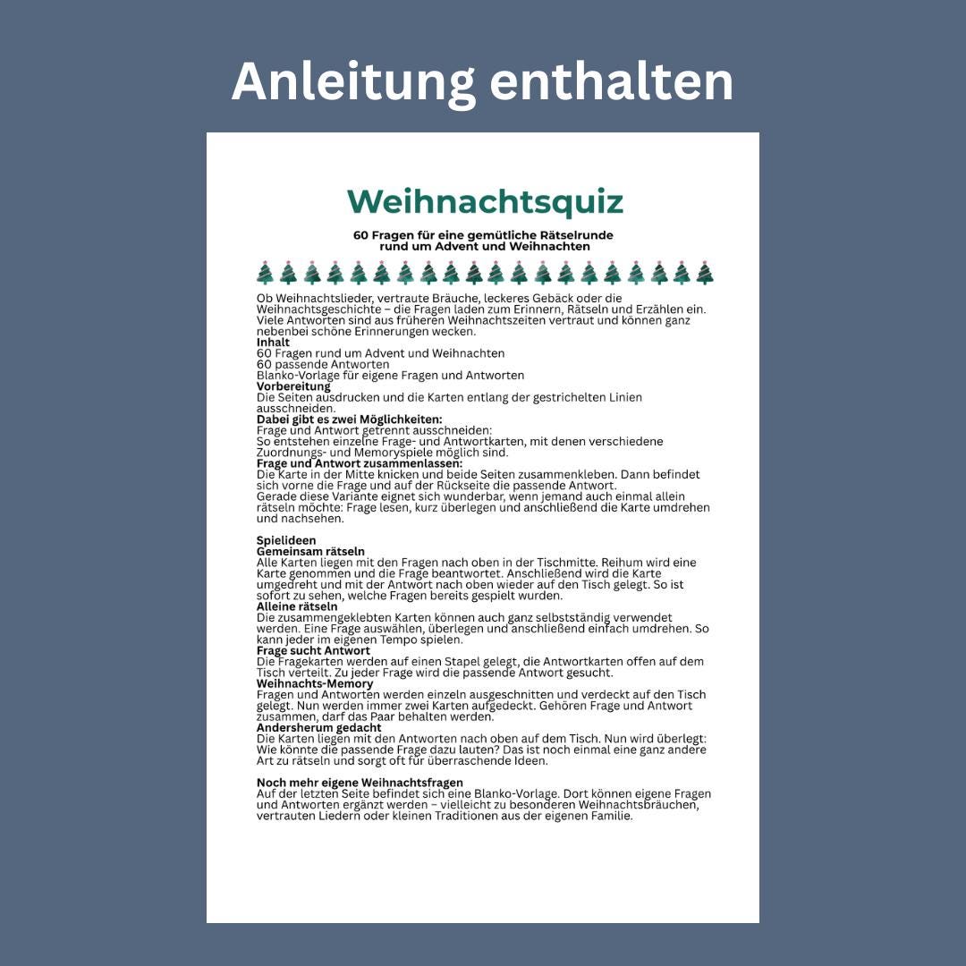 Weihnachtsquiz – 60 Fragen und Antworten – Bild 6