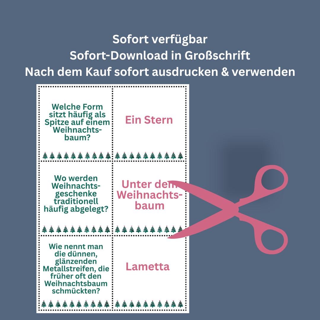 Weihnachtsquiz – 60 Fragen und Antworten – Bild 8